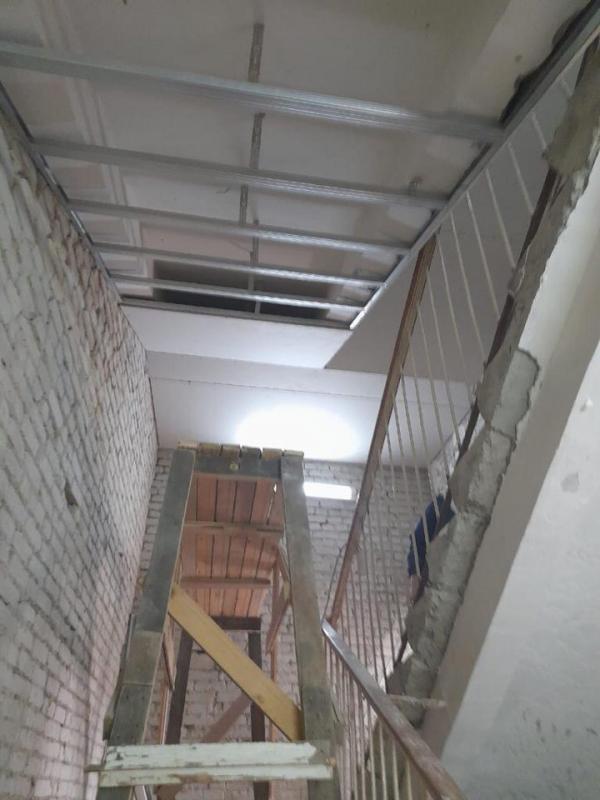 В Варгашинской центральной районной больнице продолжается капитальный ремонт
